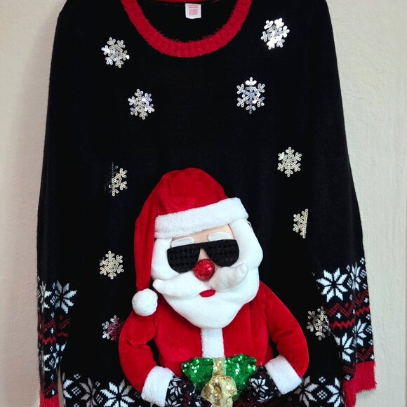 Sweaters - Holiday Time Christmas Sweater – 1X (16W/18W)